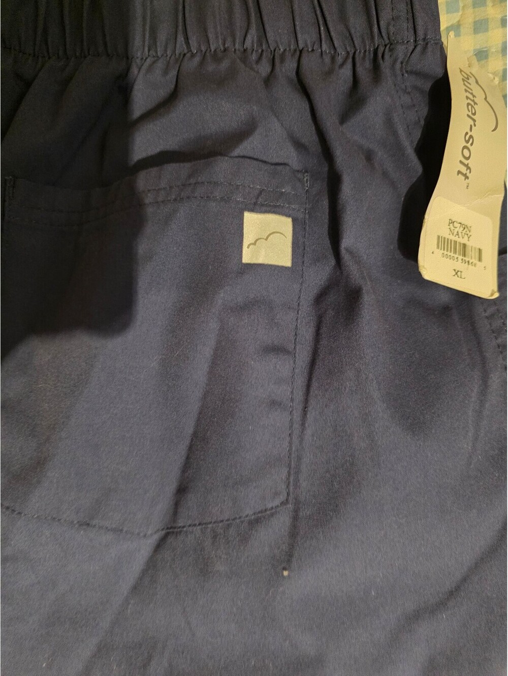 Butter Super Soft Women's XL Navy Blue Stretch Scrubs - Picture 6 of 7